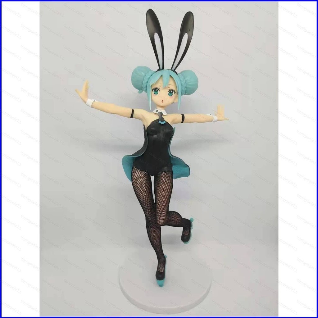 Bx Hatsune Miku Action Figure คอสเพลย ์ Bunny Girls ตุ ๊ กตาของเล ่ นสําหรับเด ็ กของขวัญคอลเลกชันเครื ่ องประดับรถ