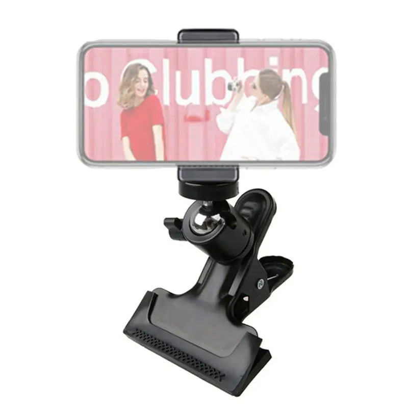 Fixed Microphone Metal Clip Background Support Clamps With Rubber Protective Sleeve Photo Studio Backdrop Bracket