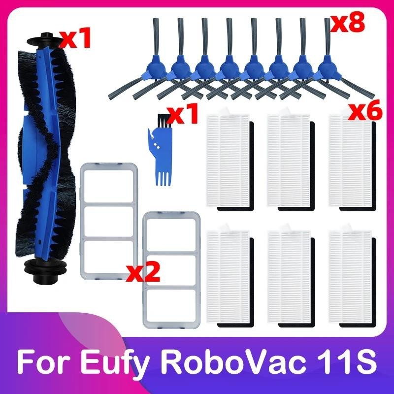 สําหรับ Eufy Robovac 11S Plus 35C 30 30C 15C 12 25C หุ่นยนต์สูญญากาศลูกกลิ้งหลักแปรงด้านข้าง Pre Filter ตัวกรอง Hepa กรองอุปกรณ์เสริมอะไหล่
