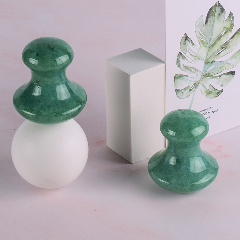 Deciniee หยกเห็ด Face Care เครื่องมือ Gua Sha นวด Aventurine หินคริสตัลสุขภาพ Facial Chin ต่อต้านริ้วรอยฝังเข็ม Healing เครื่องมือ