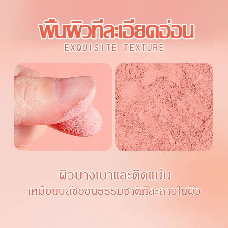 Fomix Blush บลัชออน-คอนทัวร์ เนื้อแน่น ปัดง่าย ติดทน thumbnail 4