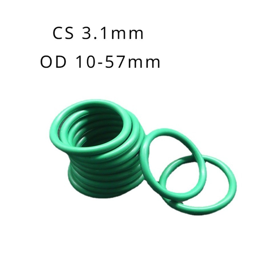 O-Ring O-Ring โอริงสีเขียวฟลูออไรด์ยาง O-Ring OD10-57mm * CS3.1mm