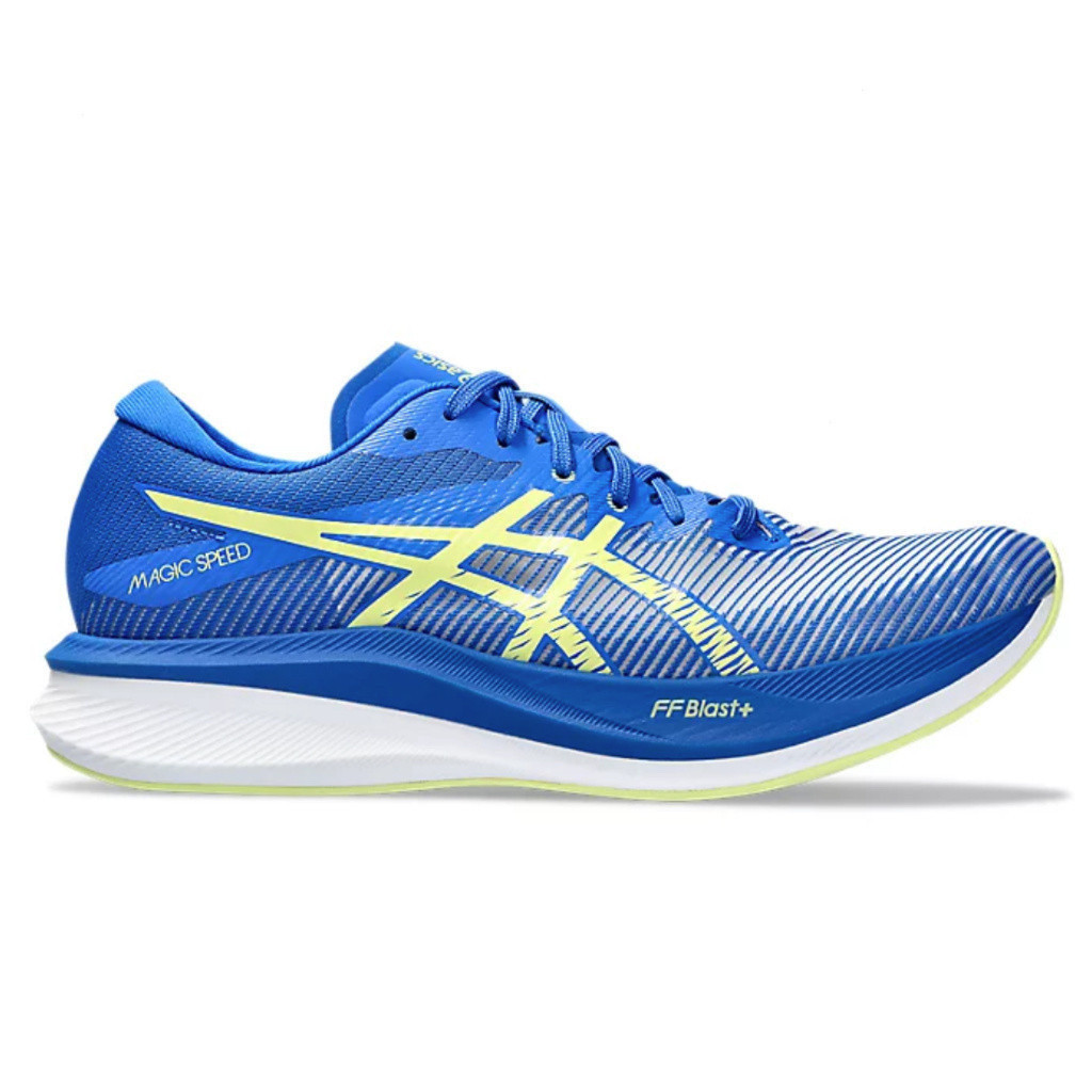 2024 Asics Magic Speed 3 ผู้ชายผู้หญิง Racing รุ่น Breathable Cushioning Rebound การฝึกอบรมเชือกผูกร