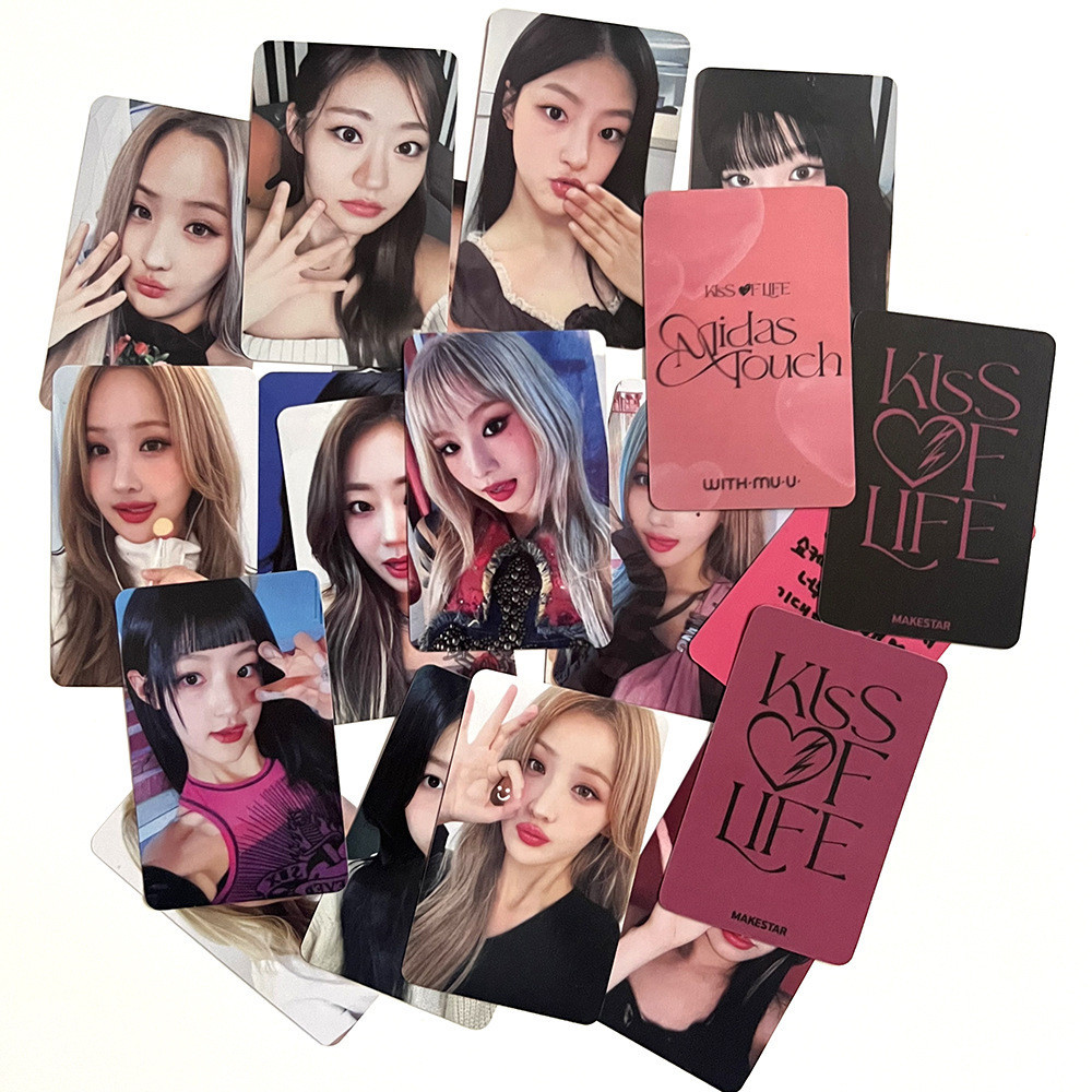 4-6 ชิ้น/เซ็ต KISS OF LIFE KIOF Photocards Midas Touch การ์ด Lomo JULIE NATTY BELLE HANEUL SOLO โปสก