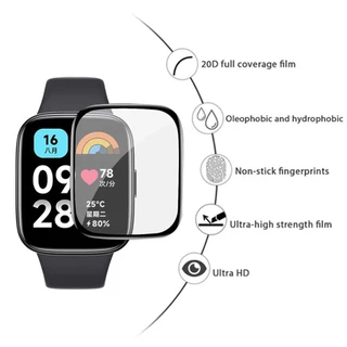 ฟิล์มกันรอยหน้าจอ แบบเต็ม สําหรับ Redmi Watch 3 Active ฟิล์มป้องกันแบบนิ่ม สําหรับ Redmi Watch 3 2 Lite Smart Watch ไม่ใช่กระจก