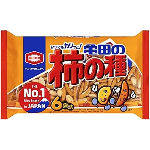 [Direct from JAPAN] [Old item number / Amazon.co.jp only] Kameda Seika Kaki-no-tane 6-bag set, 190g