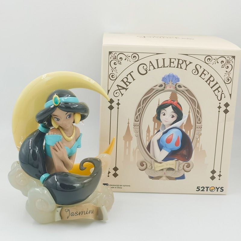 ของแท้ Disney Princess Art ภาพ Series กล่องตาบอด Fairy Tale แฟชั่นเล่นเด็กของขวัญคอลเลกชันโรงรถชุดเครื่องประดับ