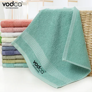 Vodca-ผ้าขนหนูสี่เหลี่ยม (ปักโลโก้ Vodca) ขายส่ง ขนาด35*35 cm, MS-A1