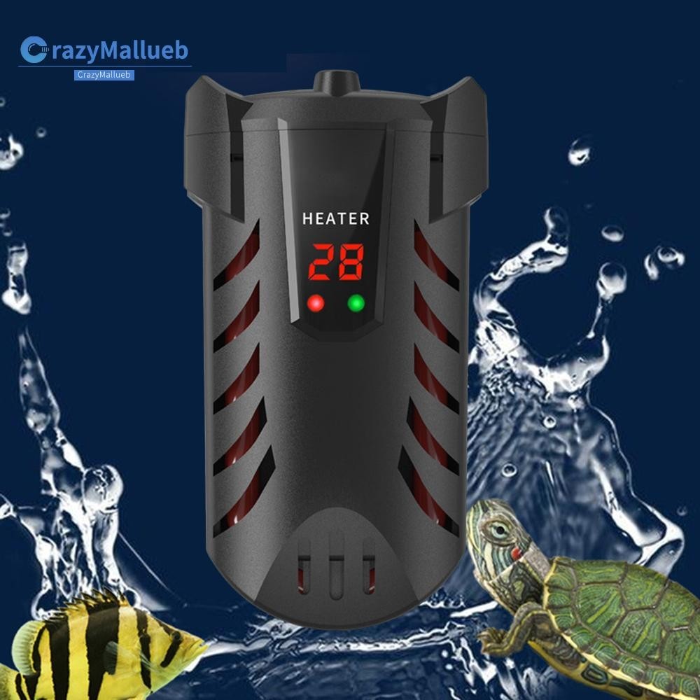 {2024-CRA }25/50/100/200W Aquarium Thermostat Heater Fish Tank Heating Rod พร ้ อมถ ้ วยดูด [CrazyMallueb.th ]