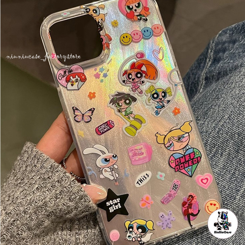 For iPhone 11 13 นางฟ้าบิน หมา ไอโฟน เลเซอร์โฮโลแกรมหรูหราขนสีเงิน TPU For iPhone 15 14 12 Pro Max 11 XR X XS Max 7 PLUS