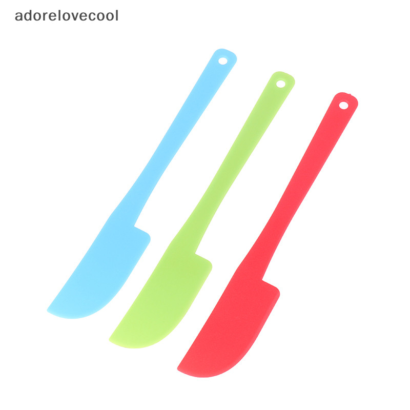 Adth 1 ชิ้น PP มินิครีมพลาสติก Baking Scraper Non Stick Butter Spatula เครื่องตัดทนความร้อนห้องครัว Pastry เครื่องมือ Scraper Martijn