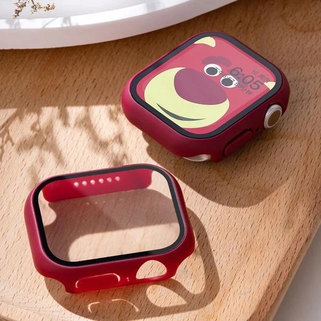 กระจกนิรภัย + ฝาครอบสําหรับ Apple watch Case 10 9 7 5 3 SE Ultra 2 49 มม.ป้องกันหน้าจอ iWatch อุปกรณ์เสริม 46 มม. 38/40 มม.44 มม.41/42 มม.45 มม.