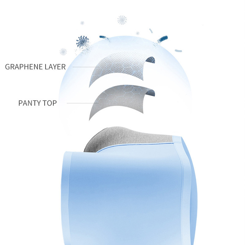 Miiow 3 ชิ้นผ้าไหมน้ำแข็งสบาย Graphene กางเกงบ็อกเซอร์กางเกงขาสั้นผู้ชายชุดชั้นในแฟชั่น ราคา ถูกที่สุด ดีลบีเคเค แกลเลอรีภาพที่ 4