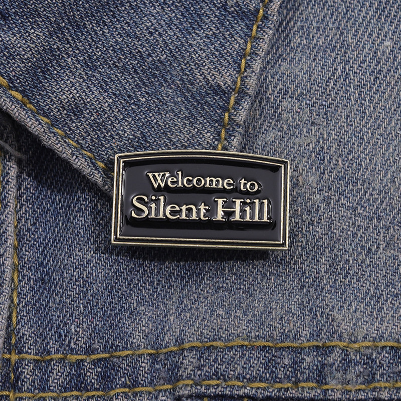 Silent Hill เกมสยองขวัญเข ็ มกลัดป ้ ายโลหะอุปกรณ ์ เสริมของขวัญ