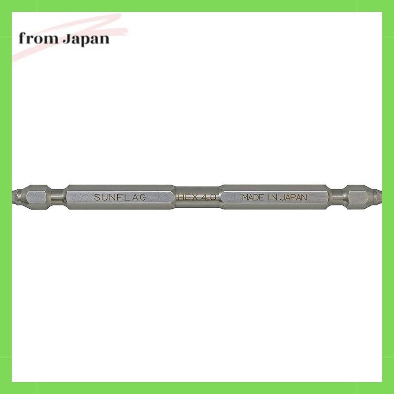Shinkame Seisakusyo Sunflag Hbw-40110 Ball Point Bit แบบสองหัว Hex4.0 X ยาว 110 มม.