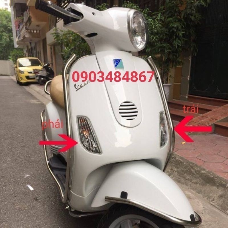 ไฟเลี้ยวด้านหน้าของ vespa lx, vespa s zin