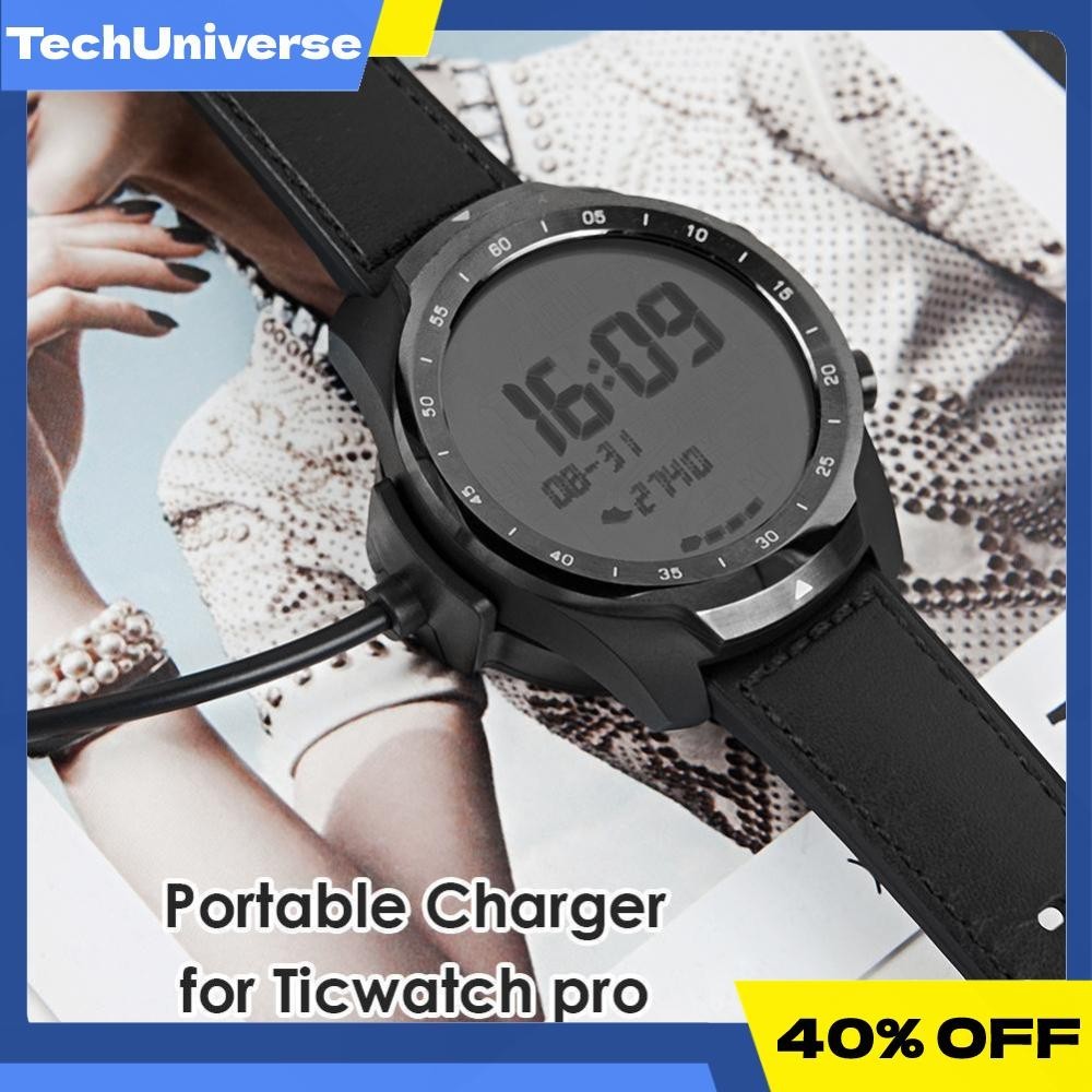 เหมาะสําหรับ Ticwatch Pro 2020/Ticwatch Pro Smart Watch สายเคเบิลข ้ อมูลฐานชาร ์ จ USB