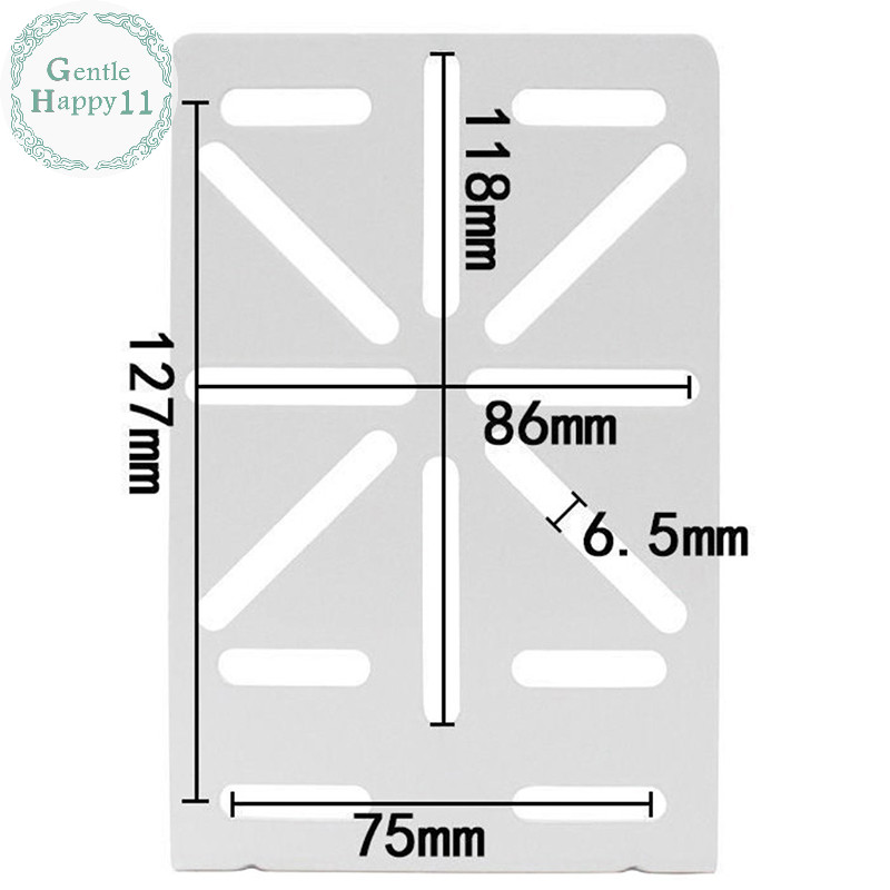 Gentlehappy การตรวจสอบกล้องวงจรปิด PTZ กล้องโดมอะแดปเตอร์เสริม Mount Extension สนับสนุน L รูปร่าง 90 องศามุมขวาแผ่นเหล็ก TH