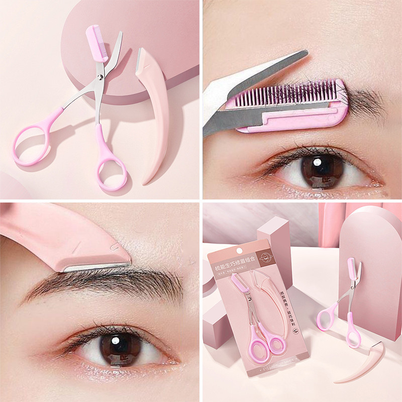 Ins Eyebrow Trimming เครื ่ องมือ Creative Eyebrow Trimming มีด Mini แบบพกพา Trimmer เครื ่ องมือสาวของขวัญอุปกรณ ์