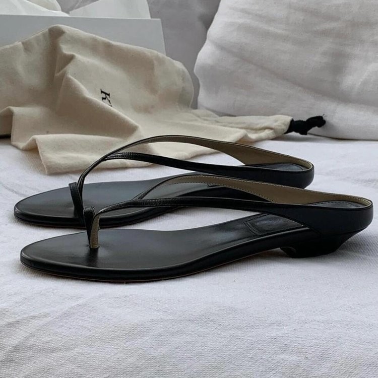 รองเท ้ าแตะผู ้ หญิง Flip-toe รองเท ้ าแตะยาง PU