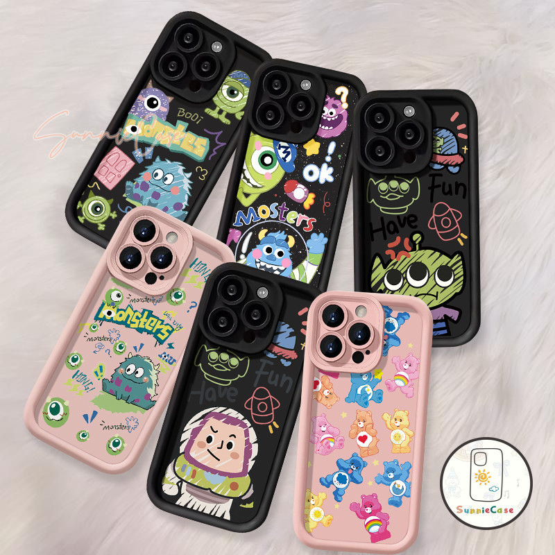 ตุ๊กตาหมีน้อยสุดน่ารัก ที่อยู่อาศัย เข้ากันได้ iPhone 7Plus XR 13 15 11 12 14 Pro Max 6s 6 8 7 Plus X XS Max
