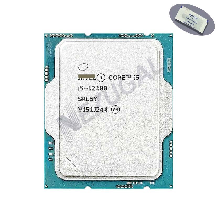 I5-12400 I5 12400 SRL4V SRL5Y 2.50 สูงสุด 4.40 Ghz Six Core 18M 65W LGA1700 โปรเซสเซอร์ CPU