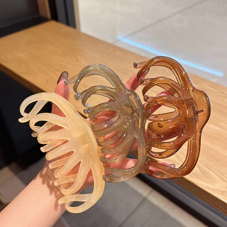 1 ชิ ้ นขนาดใหญ ่ Elegant Lady สาวเกาหลี Grips Hairpin Hairclips อุปกรณ ์ เสริมผม
