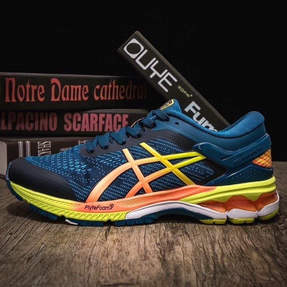 Asics Gel Kayano 26 ชุดชั ้ นในชาย 8 สี Kayano 26 ชุดชั ้ นในชาย K26 ระบายอากาศกีฬา bra pad 1011a712