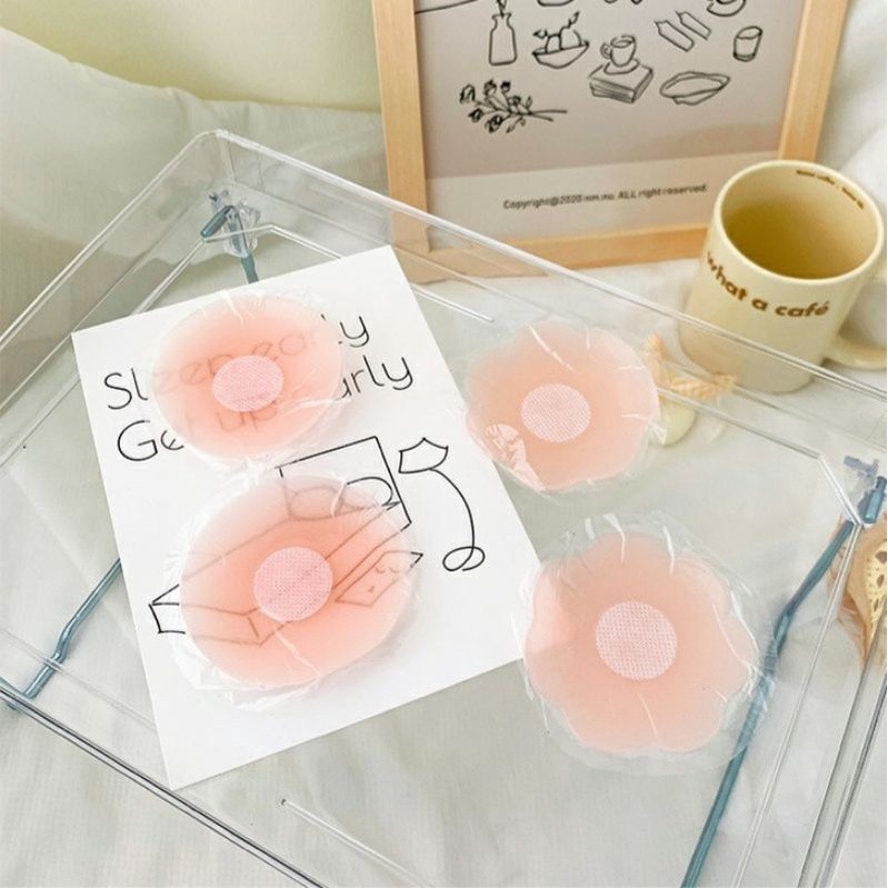 💗Bonnie💗จุกแปะหัวนม กันน้ำ กันเหงื่อ มีกาว🌟เรียบเนียน ส่งเร็ว 1 2วัน✨#CRK - รูปที่ 4