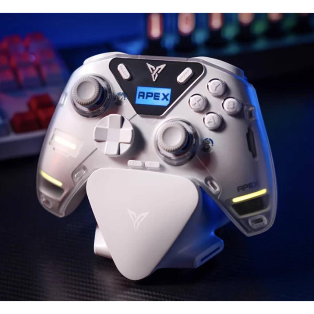 Tinzshop Joy Flydigi Apex4 Elite Gaming Controller Mechanical Design For PC/Windows, Nintendo Switch, Android, iOS (MFi)