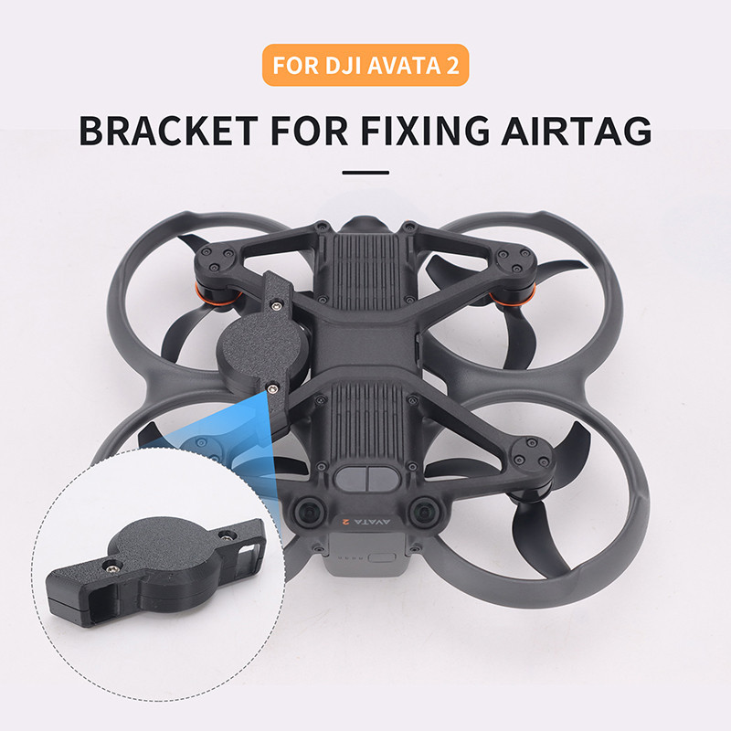 ใช ้ งานร ่ วมกับ DJI Avata 2 Anti-Lost Locator Mounting Bracket Air Tag Anti-theft Fix