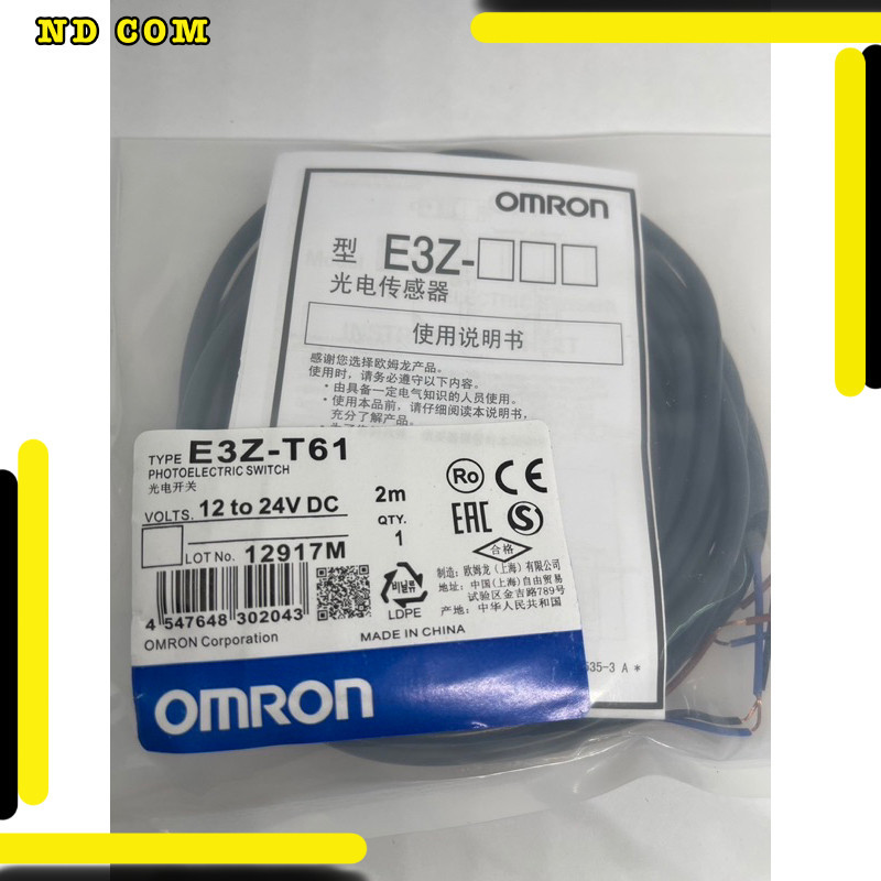 ได้2ตัว E3Z-T61 E3Z-T61-L   E3Z-T61-D Photoelectric Sensor ใหม่คุณภาพสูง