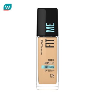 Maybelline เมย์เบลลีน ฟิตมี แมท แอนด์ พอร์เลส ฟาวเดชั่น 30 ม…