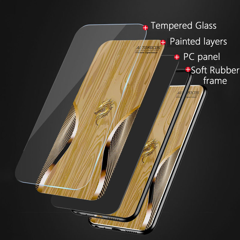 เคส iQOO Z9 Z9X 5G เคส iQOO Z9 Turbo กันกระแทกไม้มังกรแก้วฝาครอบโทรศัพท์พร้อมตัวป้องกันกล้องเคสโทรศัพท์ผู้ชายสไตล์ธุรกิจป้องกันการตกเคสโทรศัพท์ ราคา ถูกที่สุด ดีลบีเคเค แกลเลอรีภาพที่ 6