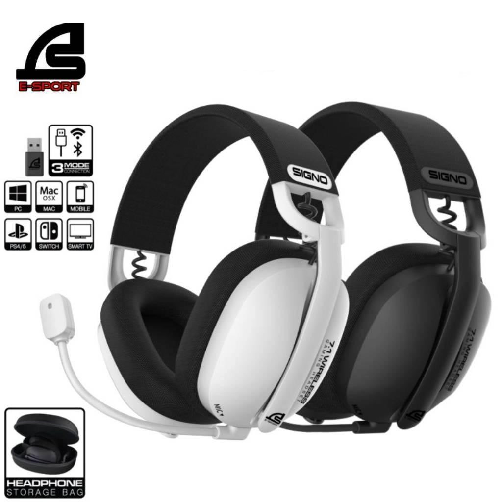 SIGNO หูฟังเกมมิ่ง WP-601 MARLOS  E-Sport Wireless Gaming Headset ประกัน 2ปี