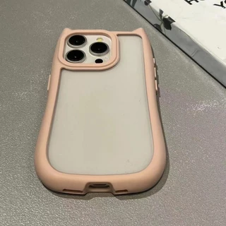 Cat หูเคสโทรศัพท ์ สําหรับ for iPhone 16 11 13 14 xr 15 pro max 13pro 15pro 14 plus 11pro max XS TPU แผงหลังแข็งขอบนิ่ม