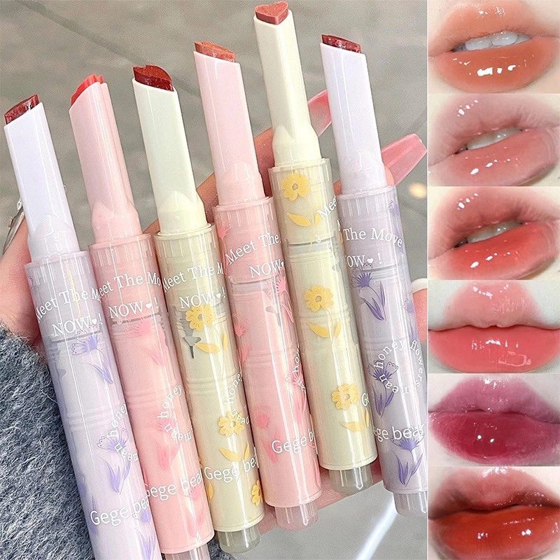 L-31ðGege Bear Mirror Gloss Jelly āļĨāļīāļāļŠāļāļīāļ āļĨāļīāļāļāļĨāļāļŠāđāļāļĨāļĨāļĩāđ āļĢāļđāļāļŦāļąāļ§āđāļ āđāļŦāđāļāļ§āļēāļĄāļāļļāđāļĄāļāļ·āđāļ āļāļąāļāļāđāļģ āļāļīāļāļāļāļāļēāļ āļĄāļĩāđāļŦāđāđāļĨāļ·āļāļ 6 āļŠāļĩ