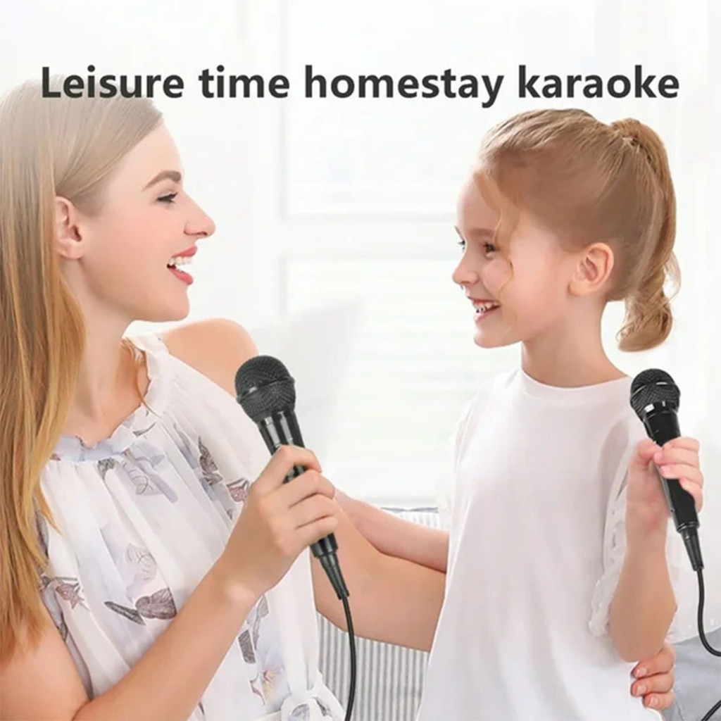 ไมโครโฟนร้องเพลง  สายยาว 2 เมตร พอร์ต 6.5 มม.3.5มม. สําหรับบันทึกเสียง