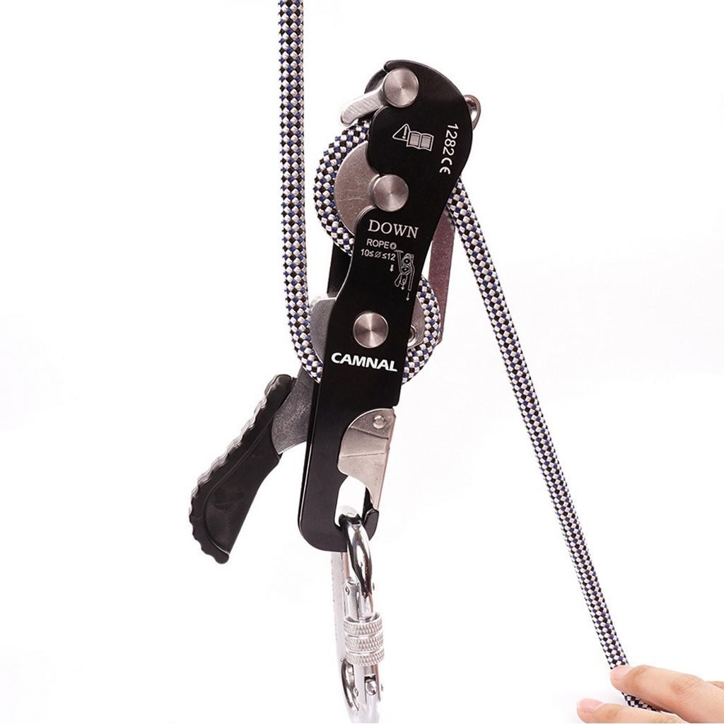 [chiwanji2mf] เบรค Stop Descender Gear -12 มม. เชือกปีนกําแพง Rappelling