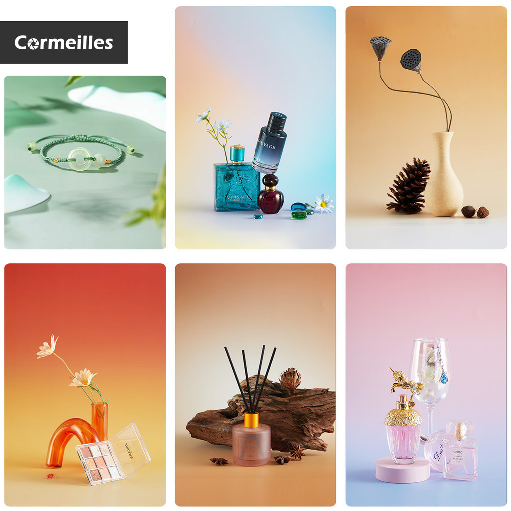 Gradual / สีบริสุทธิ์ / Morandi 57x87 ซม. 2 in 1 พื้นหลังสองด้านกระดาษการถ่ายภาพฉากหลังกันน้ํา