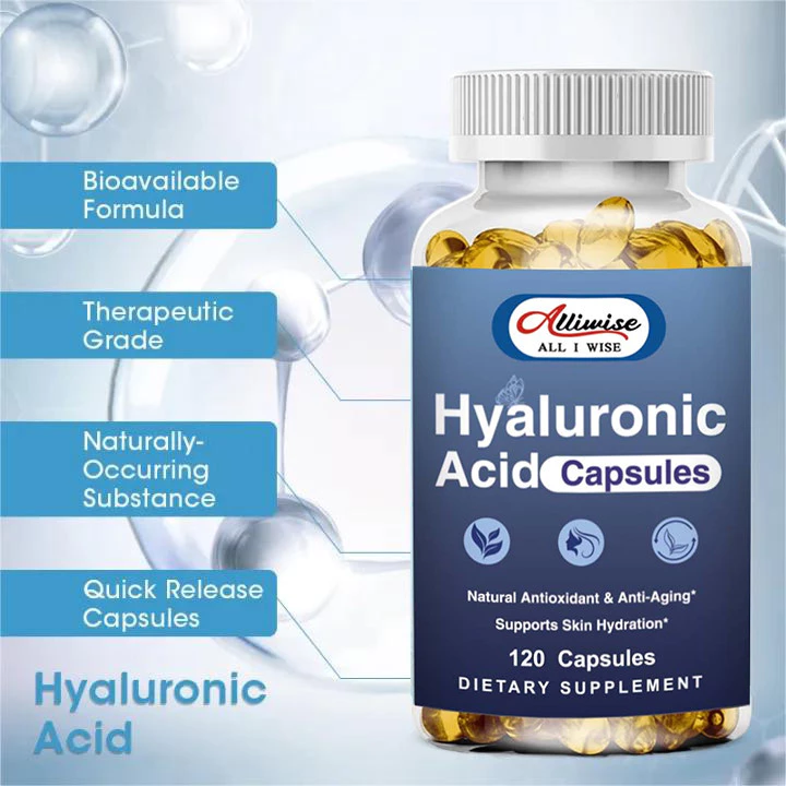 Alliwise Hyaluronic Acid 200mg Capsules thumbnail 3