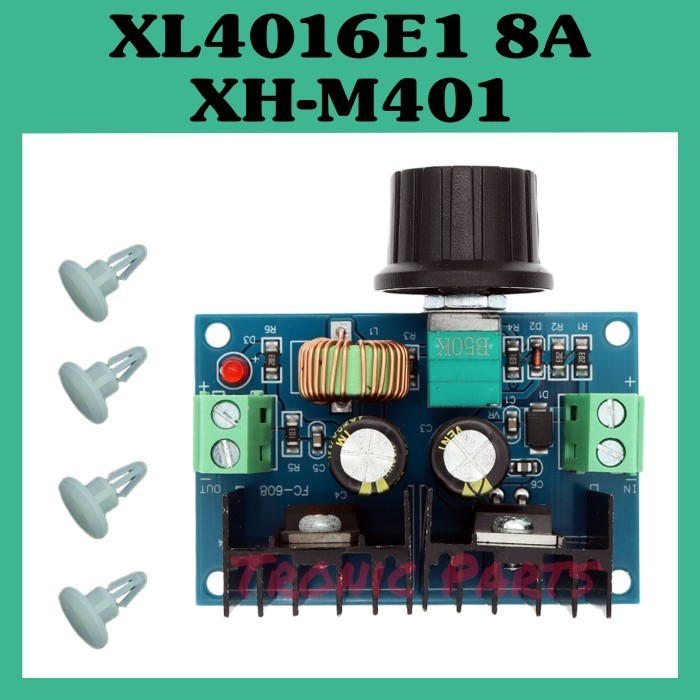 DC Step Down XL4016 XH-M401 8A 200W 4-40V to1.25-36V Buck Converter