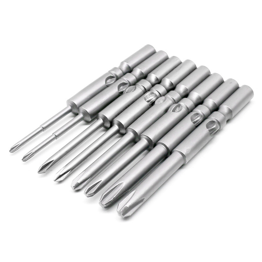 -New In May-4mm round shank PH00 PH0 PH1 PH2 magnetic Electric Cross screwdriver bit for 800[Oversea