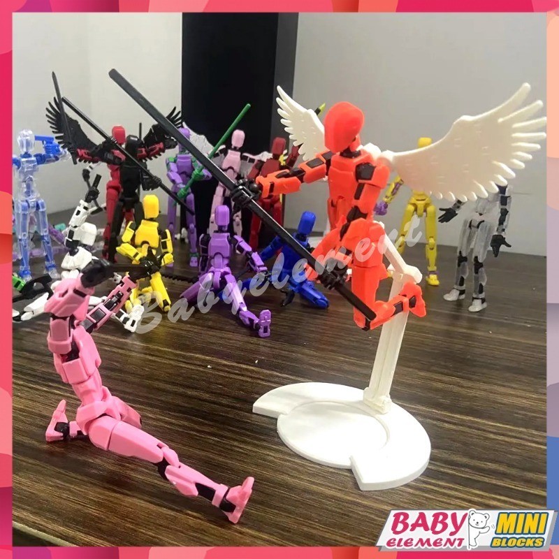 With Wings lucky doll 13 ข้อต่อ action ตุ๊กตาของเล่น 3rd generation dummy ตุ๊กตา DIY รุ่น full-body decompression ของเล่นเด็กของขวัญ