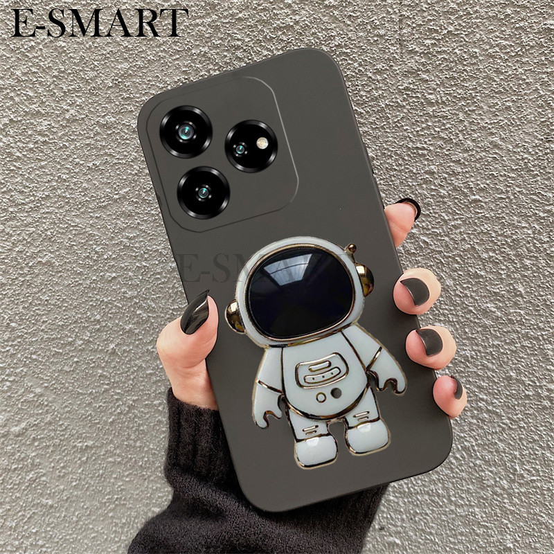 สําหรับ ZTE Blade V60 ออกแบบกรณีแฟชั่นการ์ตูนนักบินอวกาศขาตั้งกันฝุ่น Smooth สําหรับ ZTE Axon 60 Lite Nubia V60 เคสโทรศัพท์