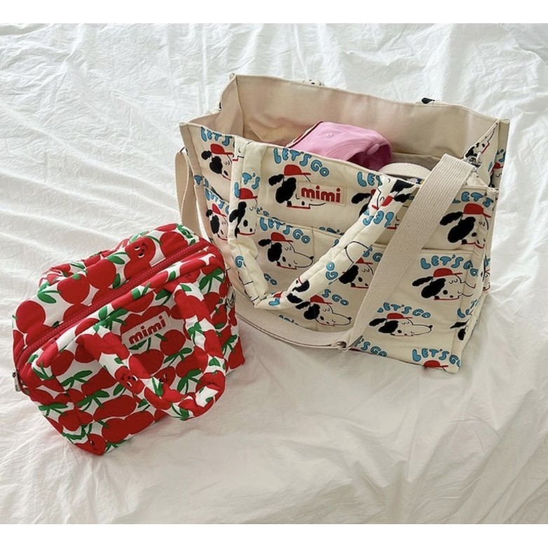 Mommy Bag กระเป๋าสะพาย กระเป๋าถือ ซีรี่ย์เกาหลี Ins กระเป๋าถือน้ําหนักเบาน่ารัก