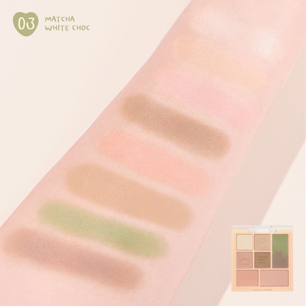 MEILINDA Cookie recipe eye palette (MC3128) 6.5g เมลินดา อายแชโดว์ พาเลท เนื้อเบลนด์ง่าย - รูปที่ 7