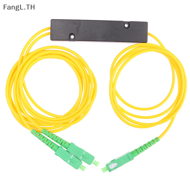 [Well] 1 PC 1x2 FTTH Fiber Optic Splitter 1 Point 2 Fiber Optic Splitter Box SC/APC [ใหม่]