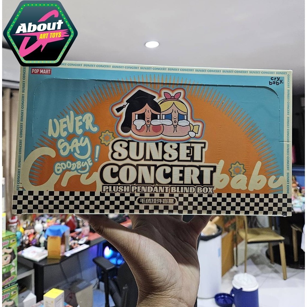 พร้อมส่ง Crybaby Sunset Concert Series - Plush Pendant Blind Box ของแท้ By Popmart