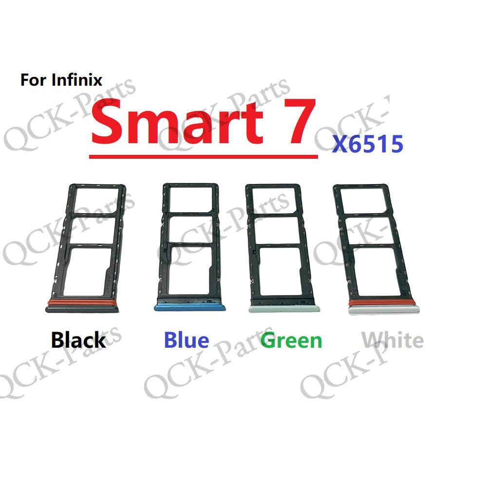 ถาดซิมการ์ดสําหรับตัวเชื่อมต่ออะแดปเตอร์ที่ใส่สล็อต Infinix Smart 7 X6515